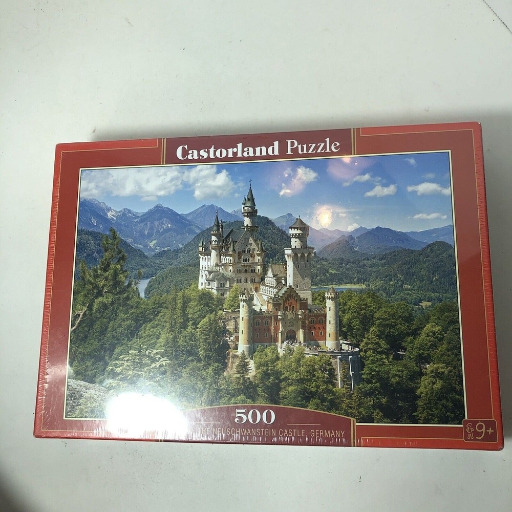 Castorland 500 Piece Jigsaw Puzzle‎ Neuschwanstein Castle Germany View 18.5"x13"